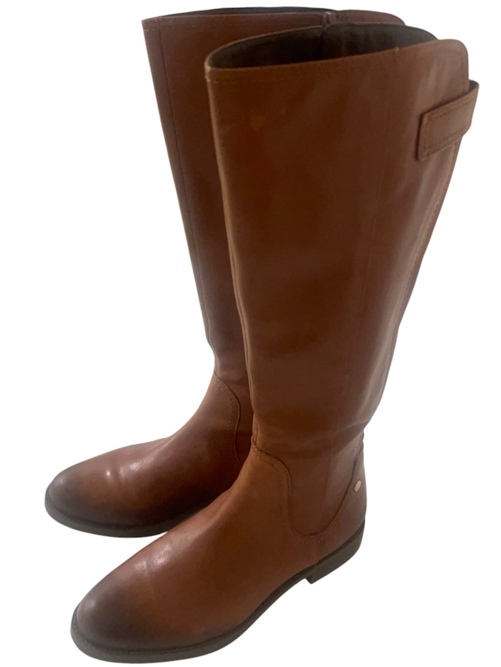 Preston & York Flannery Riding Boots Women
Brown Leather Knee
High Zip